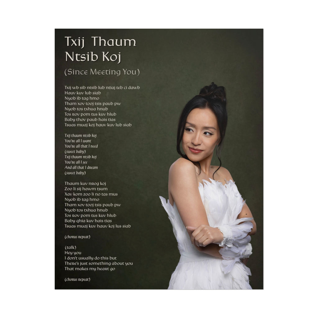 Txij Thaum Ntsib Koj (Since Meeting You) Poster
