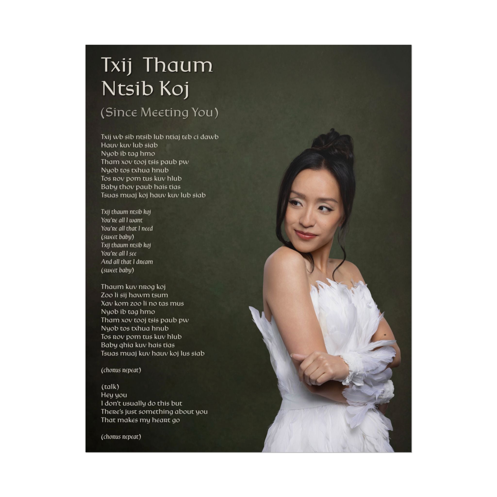 Txij Thaum Ntsib Koj (Since Meeting You) Poster