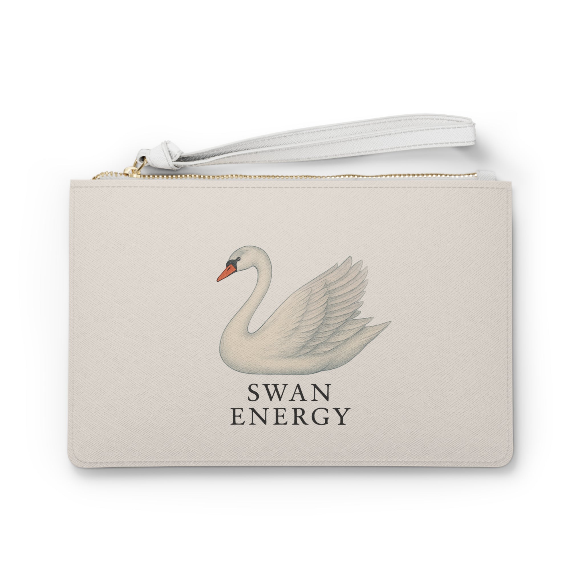 Swan Energy Clutch Bag