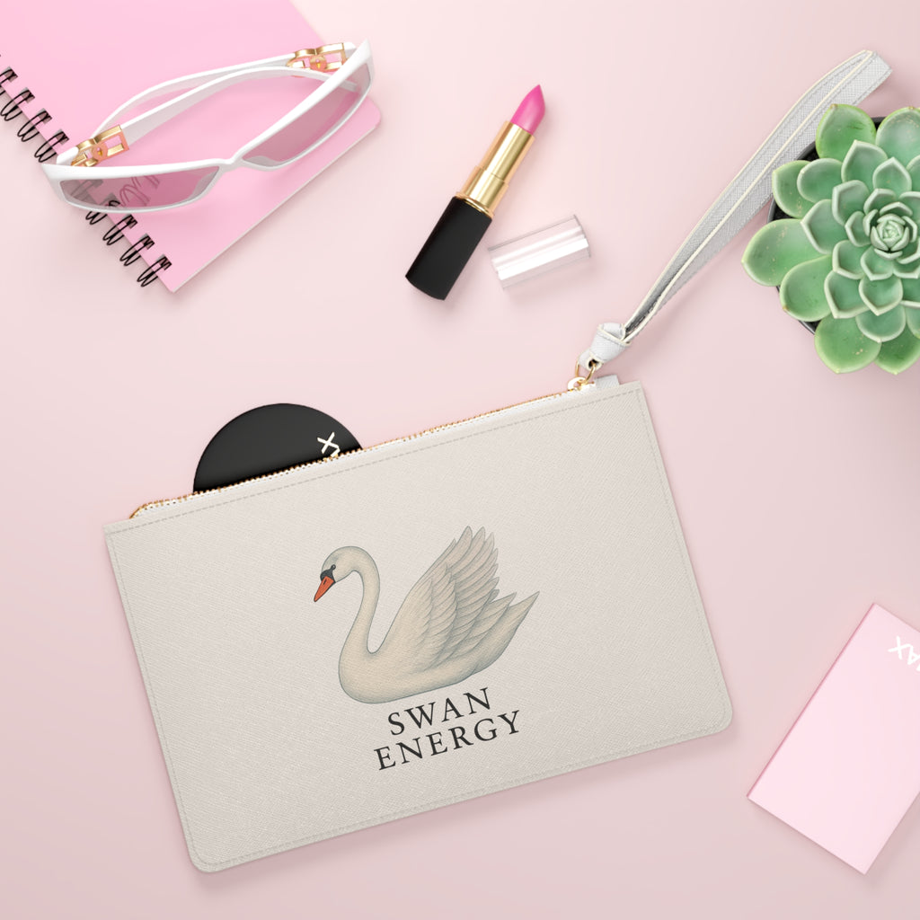 Swan Energy Clutch Bag