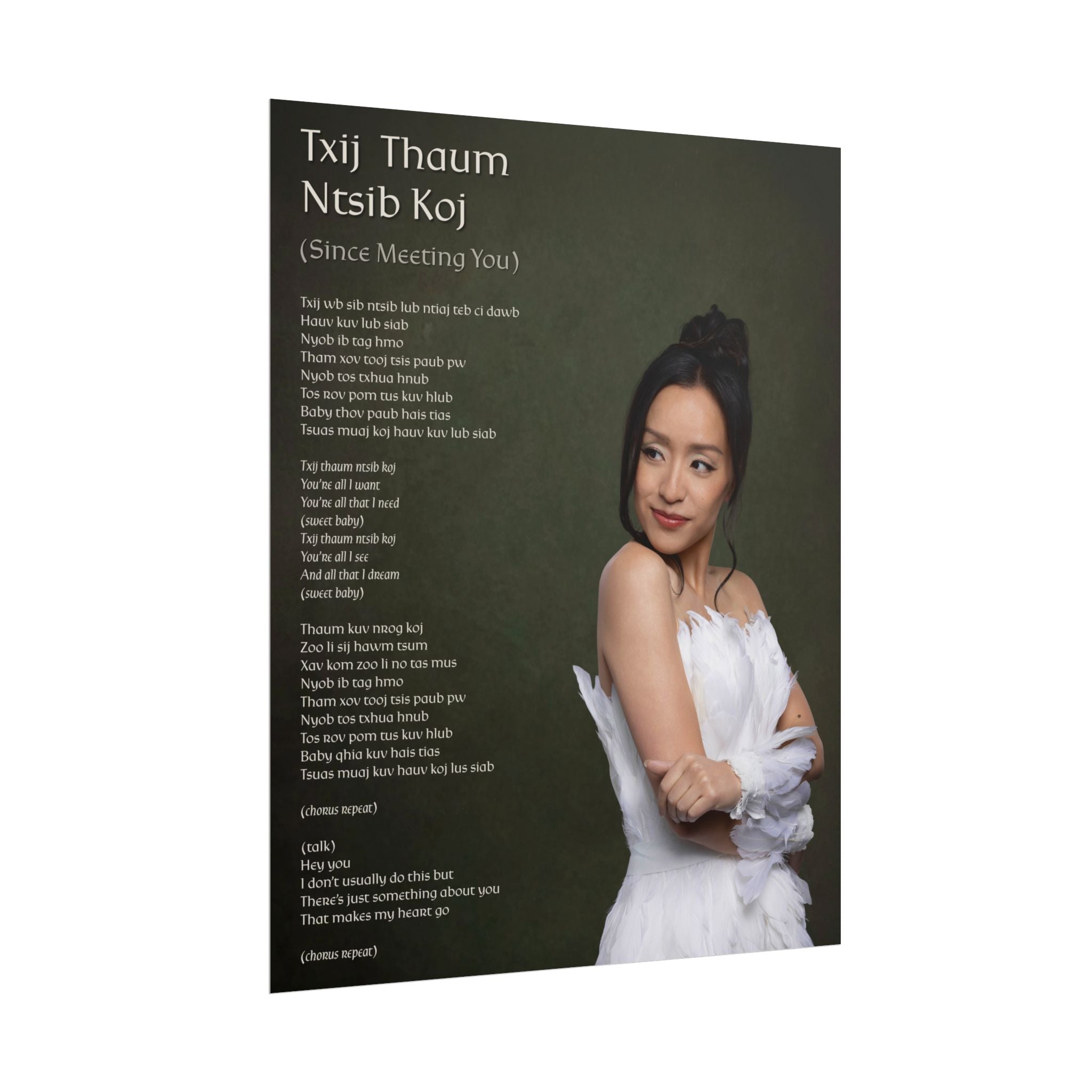 Txij Thaum Ntsib Koj (Since Meeting You) Poster
